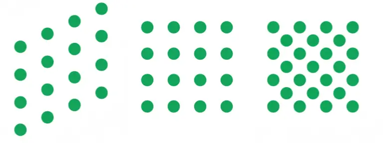 Схема расположения ворса на поверхности промышленной щетки